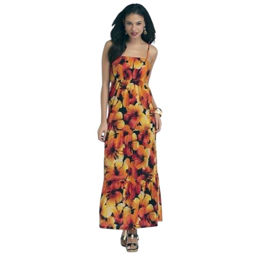 NWT Sofia by Sofia Vergara Floral Tropical
Maxi Dress Womens Medium